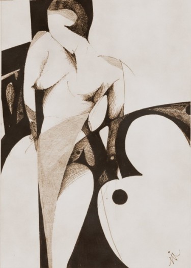 Рисунок под названием "Gretta Garbo" - Kravitz, Подлинное произведение искусства, Другой