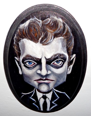 Pintura intitulada "CAGNEY" por Kreatures And Kreeps, Obras de arte originais, Acrílico