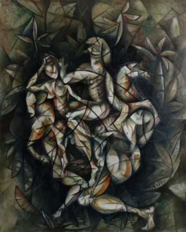 Peinture intitulée "Altamont" par Karel Rodríguez Fernández, Œuvre d'art originale, Huile