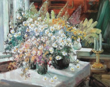 Peinture intitulée "Bouquet of wild flo…" par Mark Kremer, Œuvre d'art originale