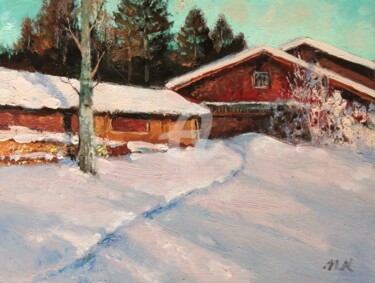 Painting titled "Winter" by Mark Kremer, Original Artwork