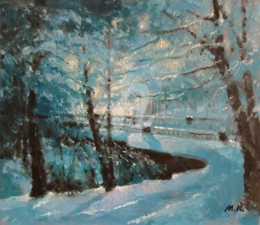 Painting titled "In the Park" by Mark Kremer, Original Artwork