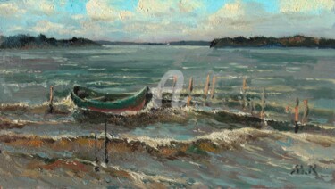Malerei mit dem Titel "Windy day" von Mark Kremer, Original-Kunstwerk