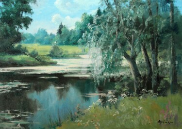 Painting titled "Summer time" by Mark Kremer, Original Artwork