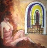 Painting titled "hope" by Mary, Original Artwork