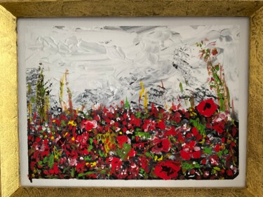 Schilderij getiteld "Noon bloom" door Kriif, Origineel Kunstwerk, Acryl