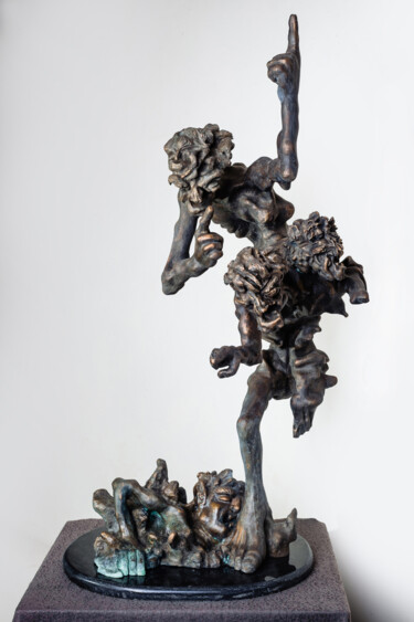 Sculpture intitulée "One second and seve…" par Krikor Avessian, Œuvre d'art originale, Bronze