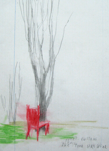 Rysunek zatytułowany „poor girl” autorstwa Krikri Ling, Oryginalna praca, Ołówek