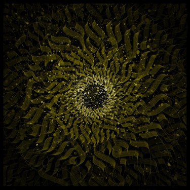 Arts numériques intitulée "Or noir" par Kriminal, Œuvre d'art originale, Peinture numérique