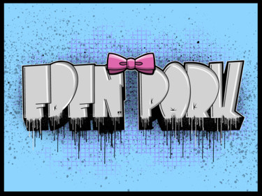 Ednparkgang Digitale Künste mit dem Titel "Ednparkgang" von Kriminal, Original-Kunstwerk, Digitale Malerei