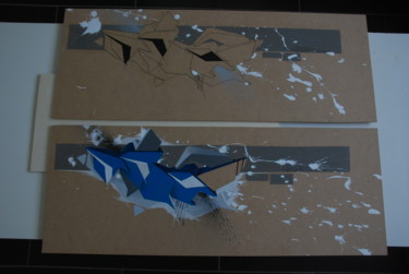 Peinture intitulée "Graff 2013" par Christophe Caniac, Œuvre d'art originale, Acrylique