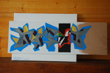 Painting titled "Graff 2011" by Christophe Caniac, Original Artwork