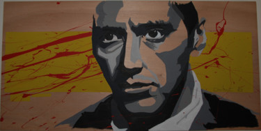 Painting titled "Al Pacino" by Christophe Caniac, Original Artwork, Acrylic