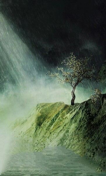 Fotografie getiteld "Awesome rain" door Krishna Art Gallery, Origineel Kunstwerk, Film fotografie
