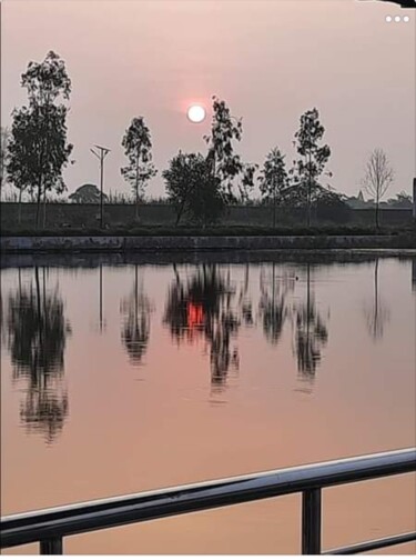 Photography titled "Beautiful sunset" by Krishna Art Gallery, Original Artwork, Analog photography