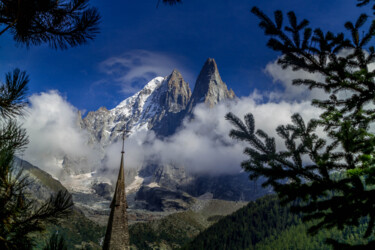 Photographie intitulée "Chamonix Mont-Blanc" par Christophe Roussel, Œuvre d'art originale, Photographie numérique