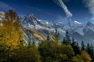 Photographie intitulée "Massif du Mont-Blan…" par Christophe Roussel, Œuvre d'art originale, Photographie numérique