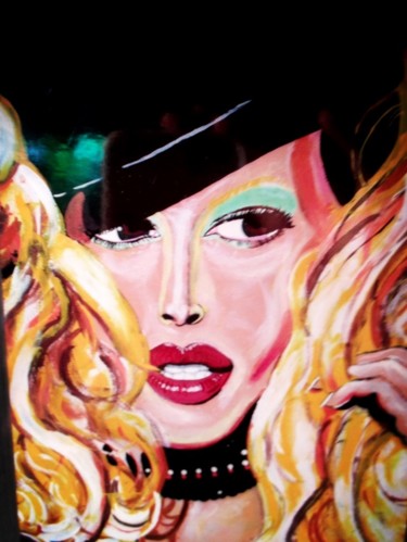 Painting titled "Blond Ambition" by Krista Ryan, Original Artwork, Oil