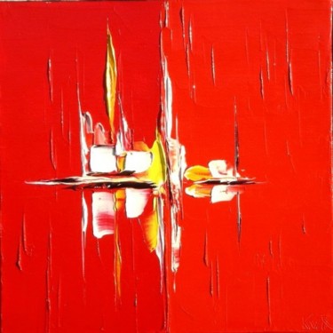 Painting titled "Fidji" by Kristeen Van  Ryswyck, Original Artwork, Oil