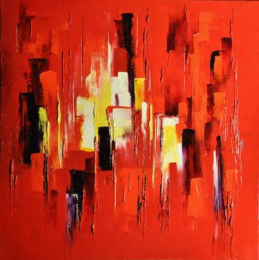 Painting titled "Boléro" by Kristeen Van  Ryswyck, Original Artwork, Oil