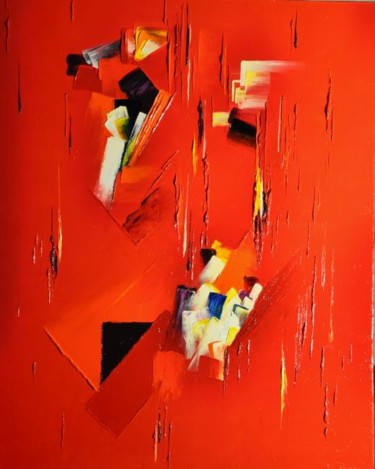 Peinture intitulée "Incertitude" par Kristeen Van  Ryswyck, Œuvre d'art originale
