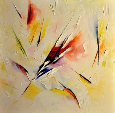 Peinture intitulée "Sarcasme" par Kristeen Van  Ryswyck, Œuvre d'art originale, Huile