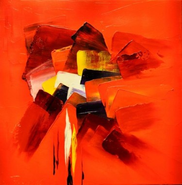 Peinture intitulée "Aisance" par Kristeen Van  Ryswyck, Œuvre d'art originale, Huile