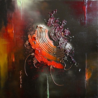 Painting titled "Braise" by Kristeen Van  Ryswyck, Original Artwork, Oil