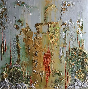 Peinture intitulée "Calanques" par Kristeen Van  Ryswyck, Œuvre d'art originale, Huile