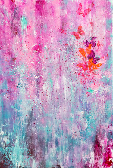Картина под названием "Spring" - Kristen Jelly, Подлинное произведение искусства, Акрил