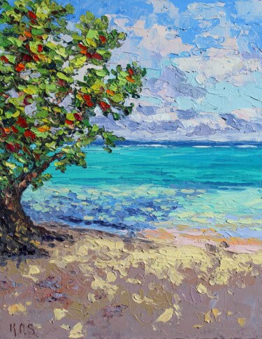Pintura titulada "Colors Of Hawaii" por Kristen Olson Stone, Obra de arte original, Oleo