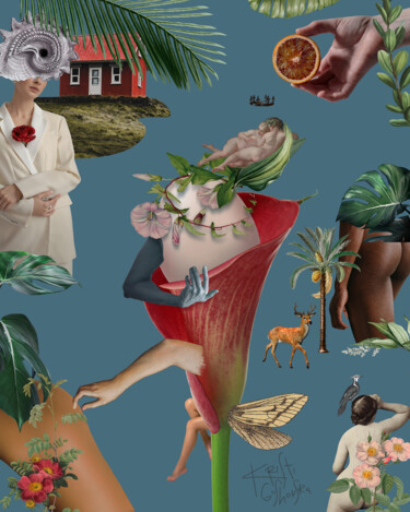Arte digitale intitolato "Серия "Чувственный…" da Kristi Goshovska, Opera d'arte originale, Lavoro digitale 2D
