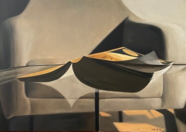 Peinture intitulée "Dune" par Kristi Haskol, Œuvre d'art originale, Huile