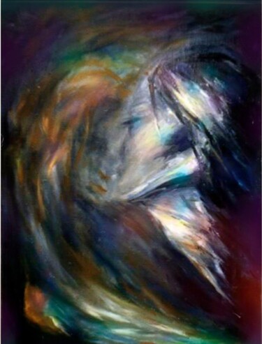 Картина под названием "Лепесток" - Kristina Dobrynina, Подлинное произведение искусства, Масло