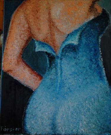 Peinture intitulée "Lady 2" par Kristinafoersterart, Œuvre d'art originale, Huile
