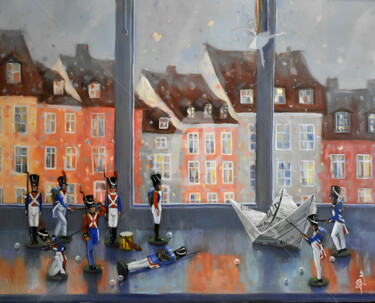 Картина под названием ""Petit soldat de pl…" - Kristina Guelazonia, Подлинное произведение искусства, Масло