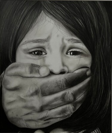 图画 标题为“Боль” 由Кристина Короткая, 原创艺术品, 木炭
