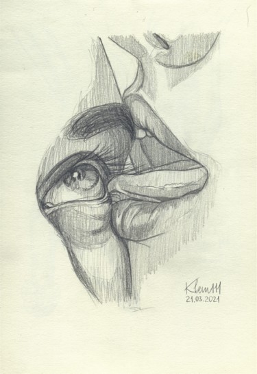 Drawing titled "Переизбыток чувств" by Kristina Veshkina (Klem111), Original Artwork, Graphite