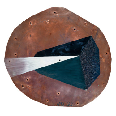 Peinture intitulée "Meteorite" par Kristine Abika, Œuvre d'art originale, Acrylique