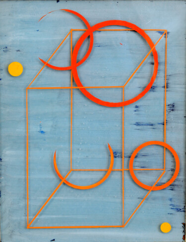 Ζωγραφική με τίτλο "In Flux #2 (Etherea…" από Kristopher Lionel, Αυθεντικά έργα τέχνης, Λάδι Τοποθετήθηκε στο Ξύλινο πάνελ