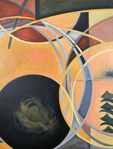 Картина под названием "Of The Sea (Veiled…" - Kristopher Lionel, Подлинное произведение искусства, Масло Установлен на Дерев…