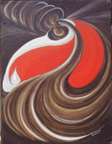 Peinture intitulée "ALTERNANCE" par Kristyan Boutier, Œuvre d'art originale, Huile Monté sur Châssis en bois