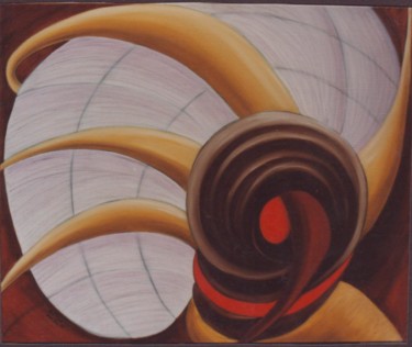 Peinture intitulée "LOKOUTA" par Kristyan Boutier, Œuvre d'art originale, Huile Monté sur Châssis en bois