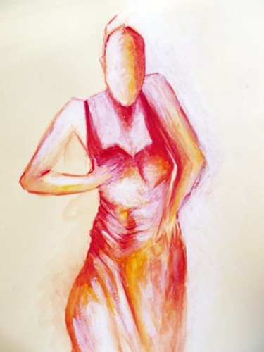 Pintura intitulada "ballet dancer" por Ana Balegas, Obras de arte originais