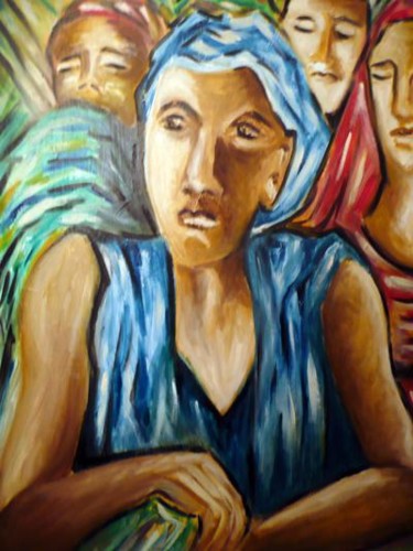 Pintura intitulada "indiference" por Ana Balegas, Obras de arte originais
