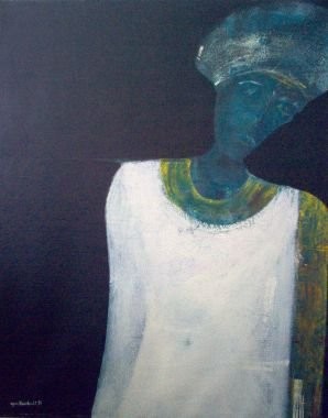 Painting titled "Homme originel" by Agnan Kroichvili, Original Artwork