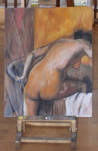 Zeichnungen mit dem Titel "FEMME NUE" von Kromka, Original-Kunstwerk