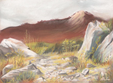 「paysage de montagne…」というタイトルの描画 Kromkaによって, オリジナルのアートワーク