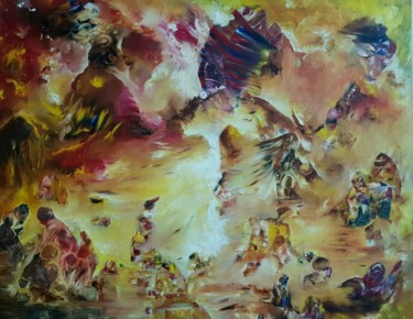 Painting titled "artdec7" by Krouni, Original Artwork, Oil