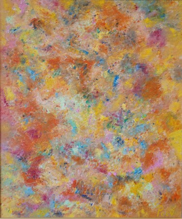 Schilderij getiteld "Colors" door Krum Peev, Origineel Kunstwerk, Olie